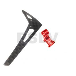  LX0960  Lynx Heli Ultra Tail Motor Support - Red Devil T-Rex 150 